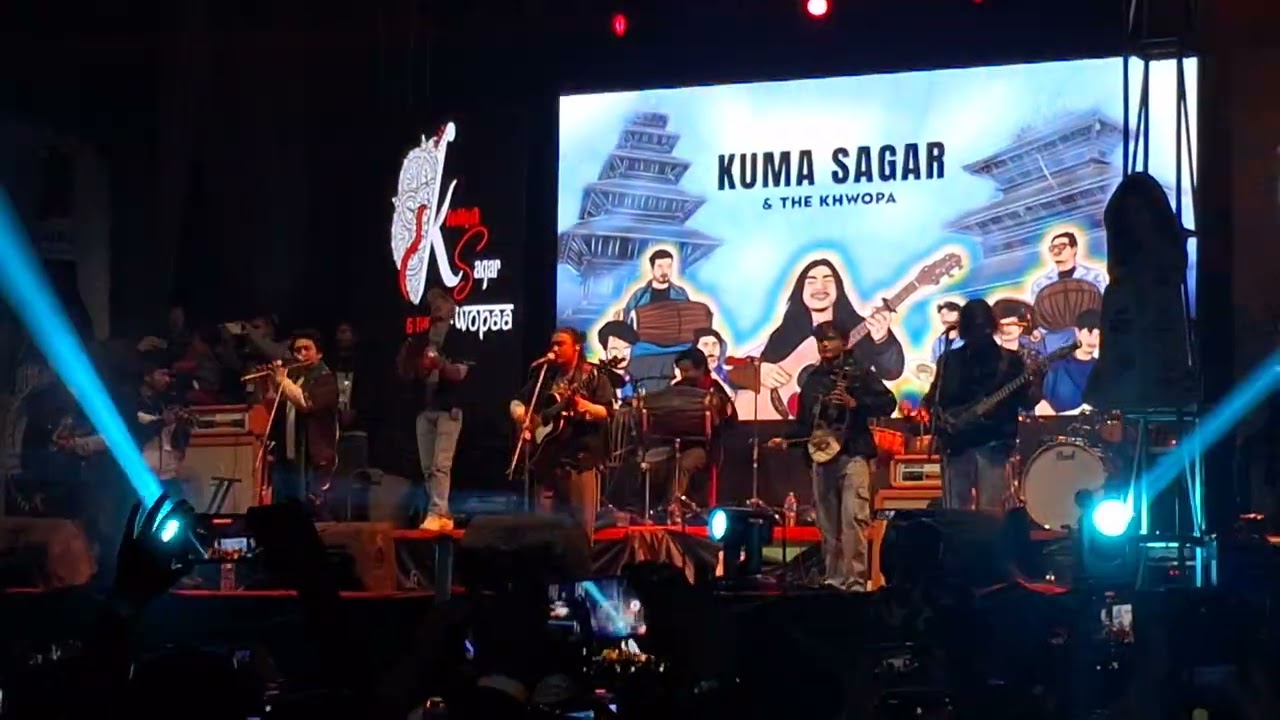 Starting Sound Check Furfuri | Kuma Sagar And Tha Khwopaa  (Live In kirtipur) @kumasagar