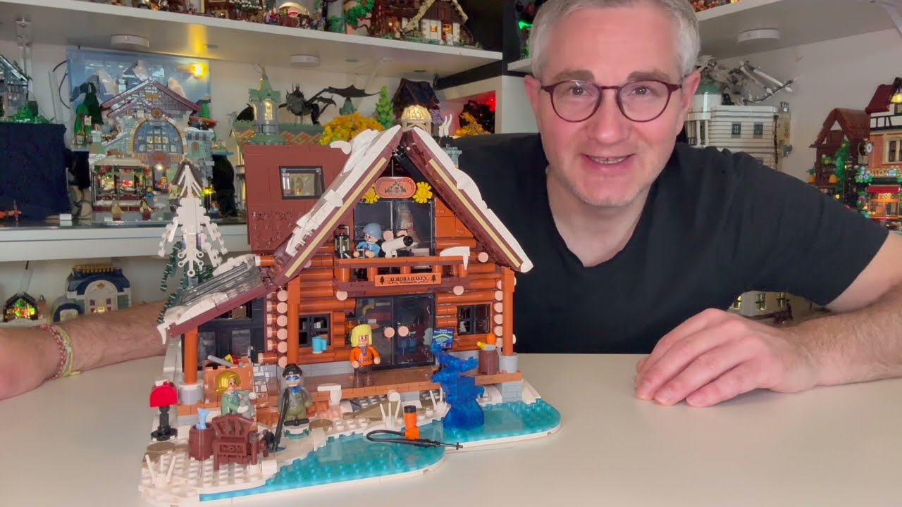 Polarlicht-Effekt !! Klemmbausteinbeleuchtung at it´s best - Review Lumibricks Aurora Cabin L9090