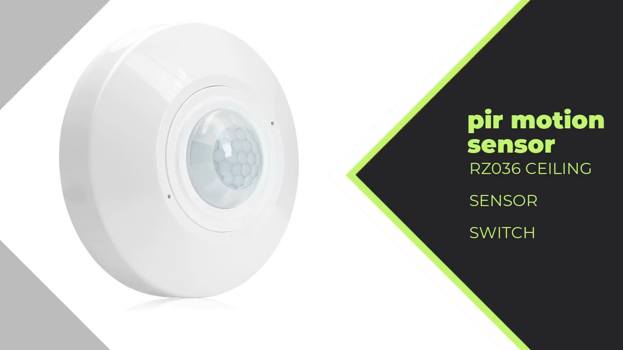 HighQuality RAYZEEK | Blackt electrotech 360 degree ceiling PIR motion sensor with light sensor