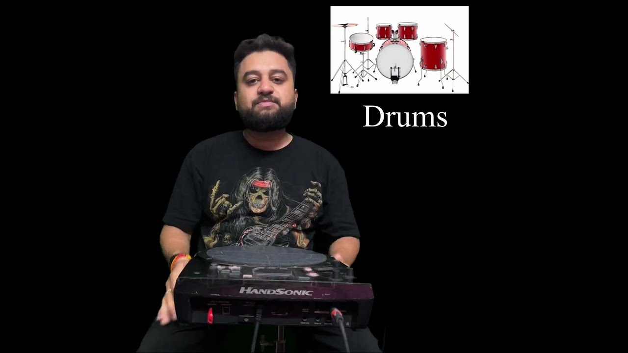 Acoustic Drum sound | Handsonic Hpd-20 #handsonichpd20