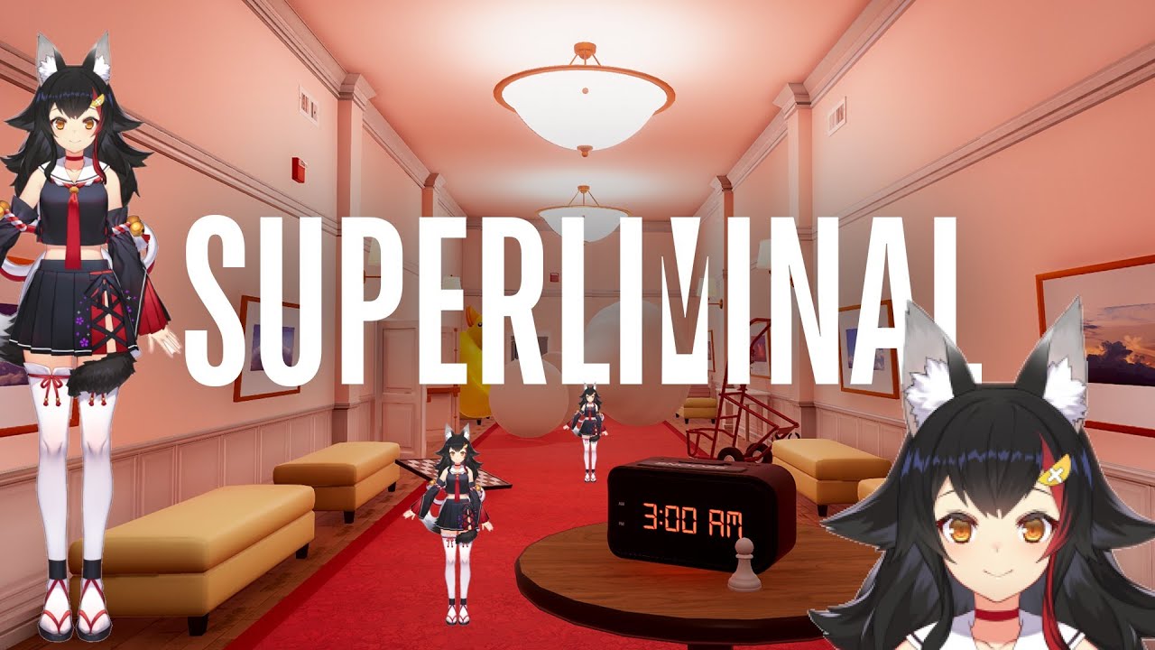 [Hololive] Ookami Mio plays Superliminal, part 1