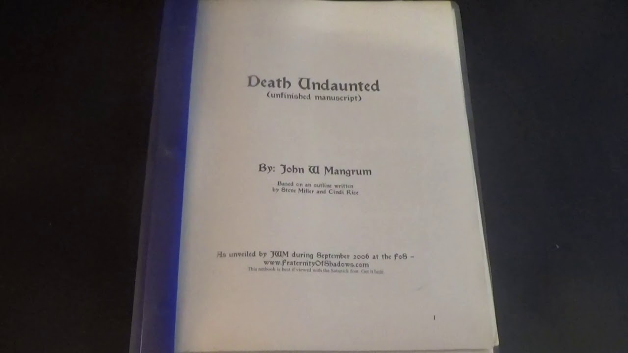 Death Undaunted