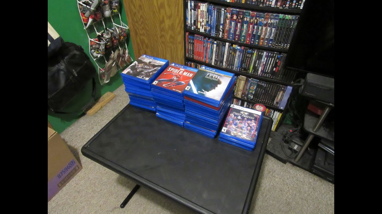 my playstation video game collection