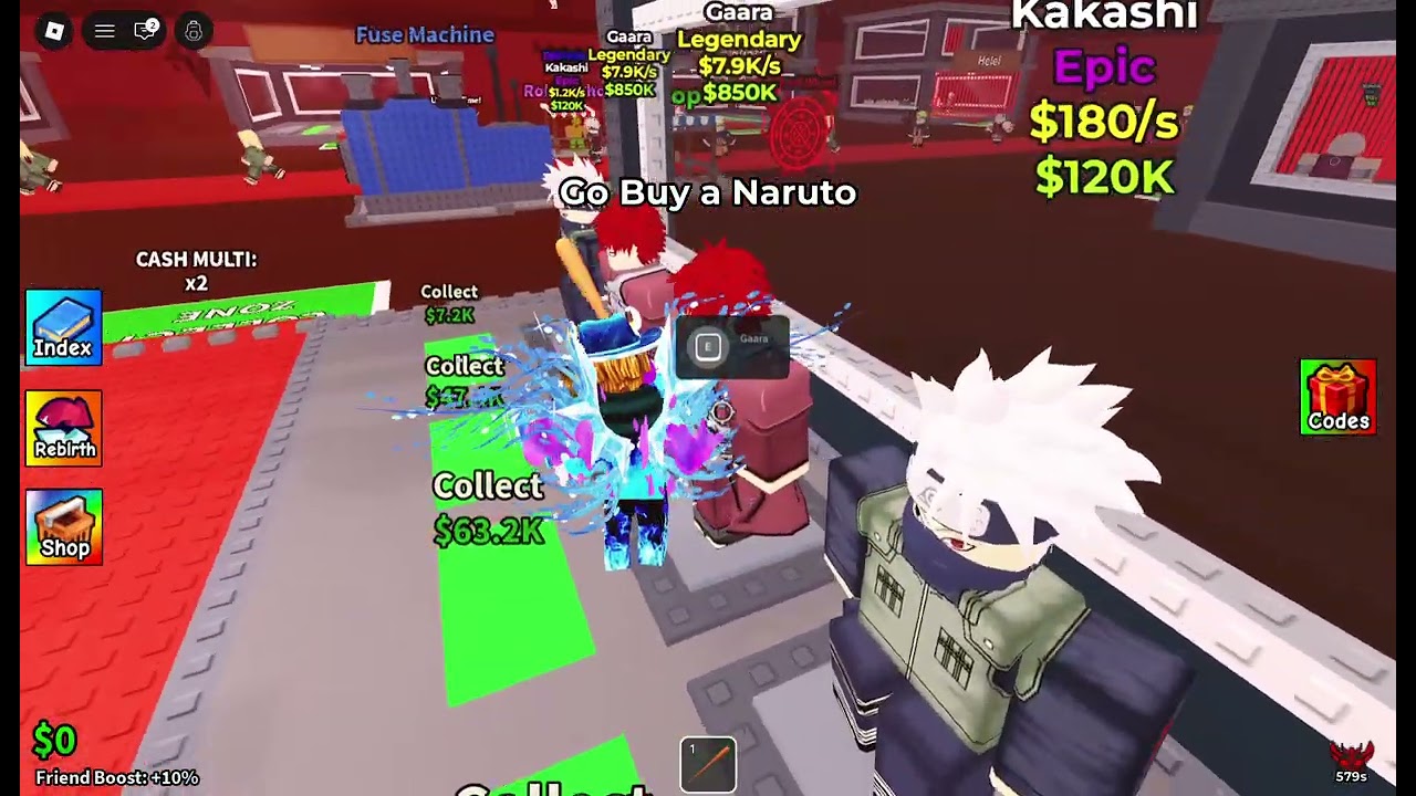 playing steal a Naruto