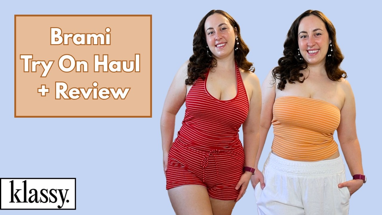 The BEST Bra Tops for Large Busts | Klassy Brami Try On Haul + Review Summer 2025