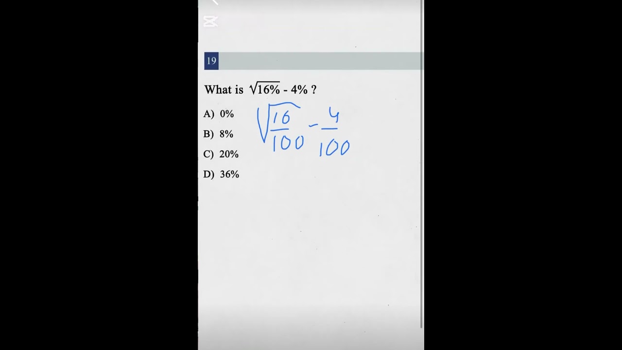 Mathematics sat question #maths #exam #bac #education #mathematics #usa #sat #france #college