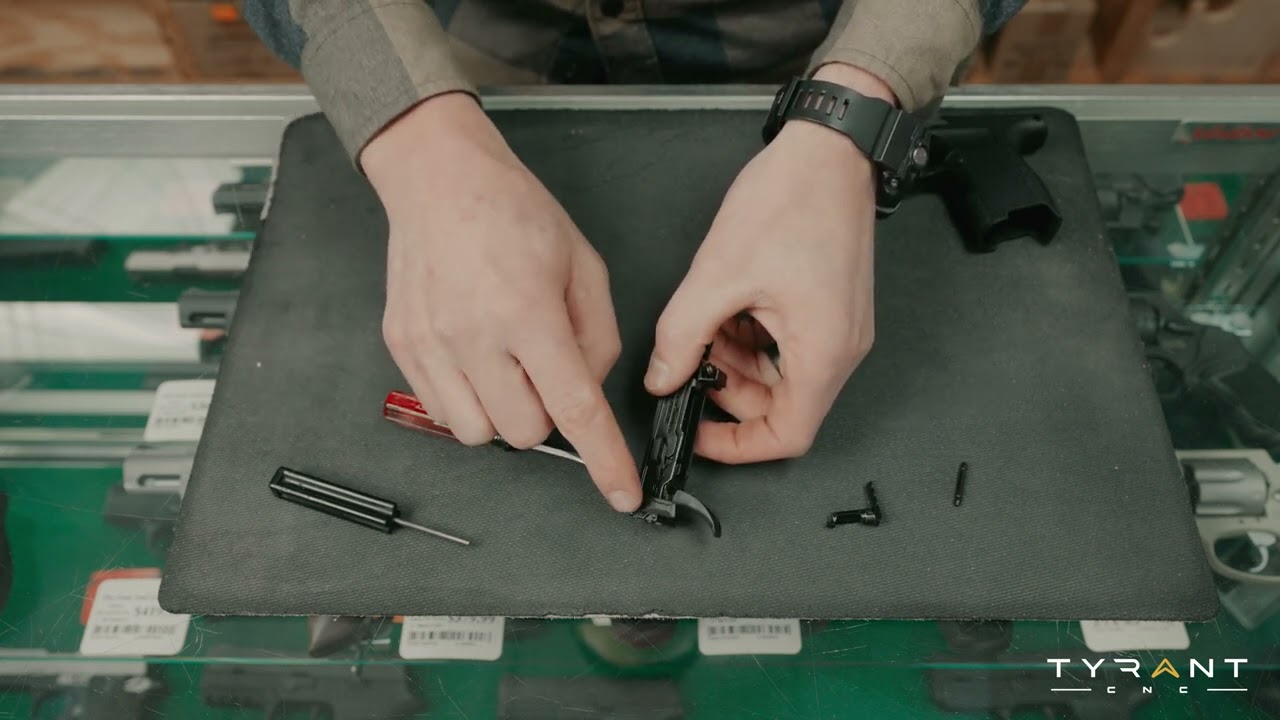Руководство по установке рычага для снятия с ЧПУ Tyrant Sig Sauer P365