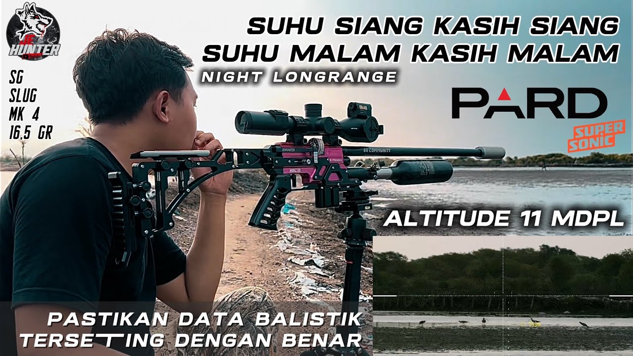 BEDA SUHU BEDA HASIL❗️ BEGINI AKURASI NIGHT LONG RANGE DI ALTITUDE 11 MDPL❗️