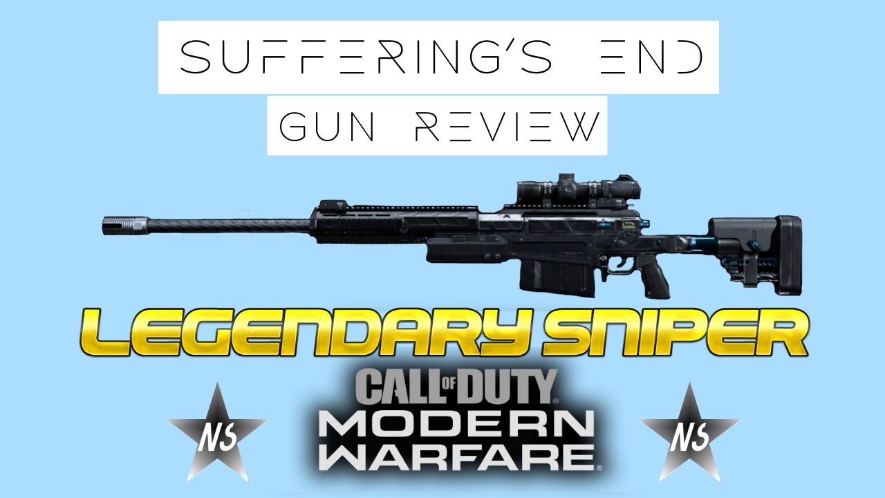 LEGENDARY SNIPER 'SUFFERING'S END' GUN REVIEW - Call of Duty: Modern Warfare - Nightshade