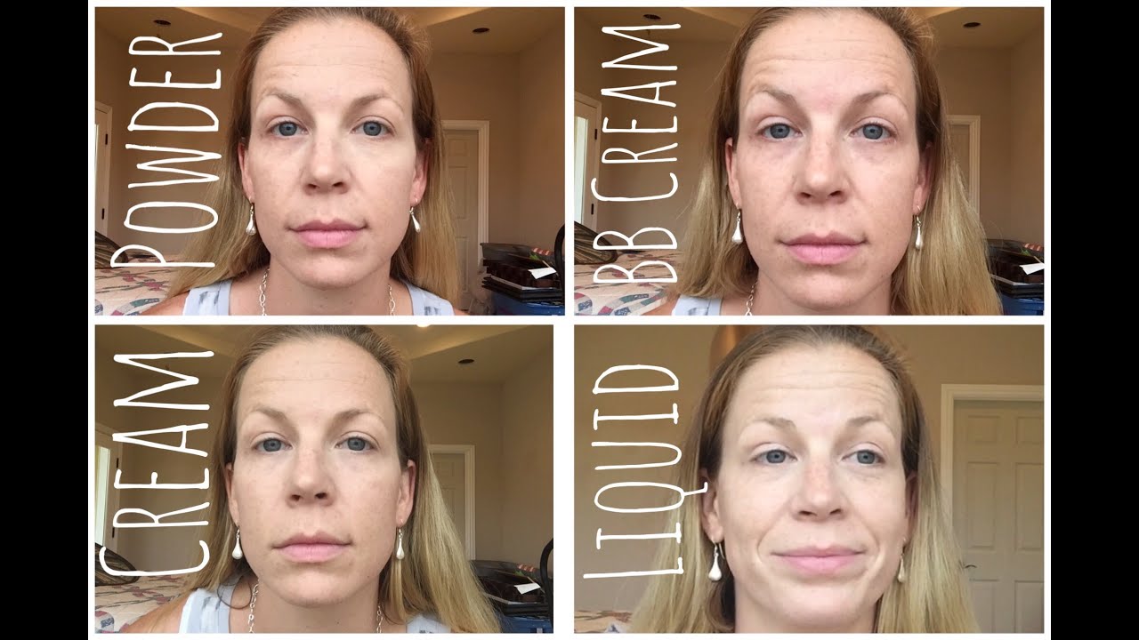 Younique FOUNDATIONS DEMO! Powder; Cream; BB Cream; Liquid