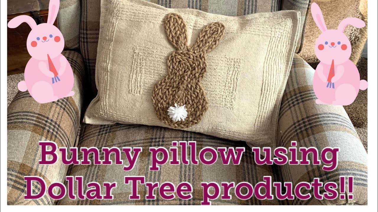 Dollar Tree bunny pillow (DIY)