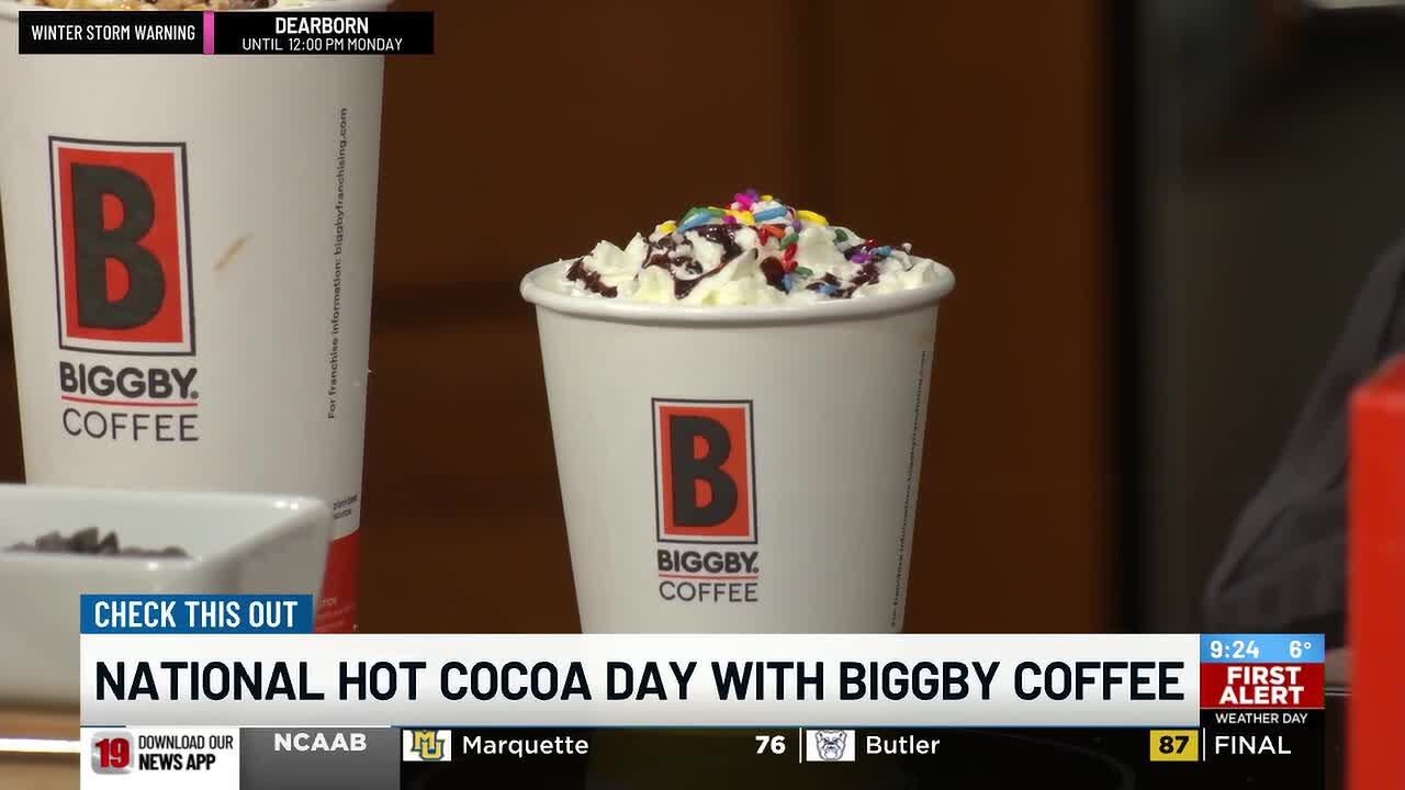 Biggby Coffee celebrates National Hot Chocolate Day