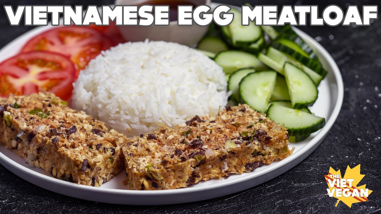 Vegan Vietnamese Egg Meatloaf - Chả Trứng Chay