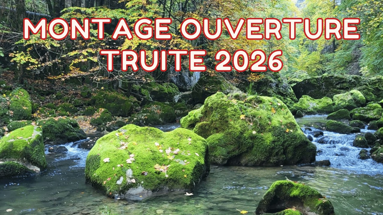 Le meilleur montage pour l'ouverture truite 2026