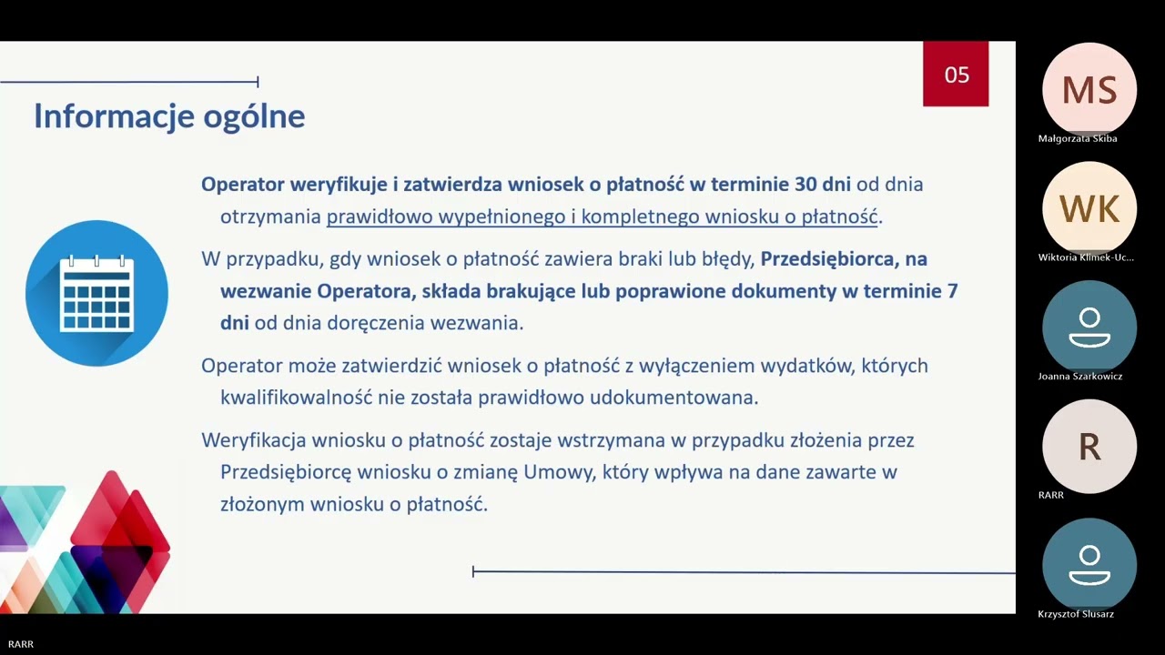Szkolenie Horeca rozliczanie wniosków o płatność 17 12 2025