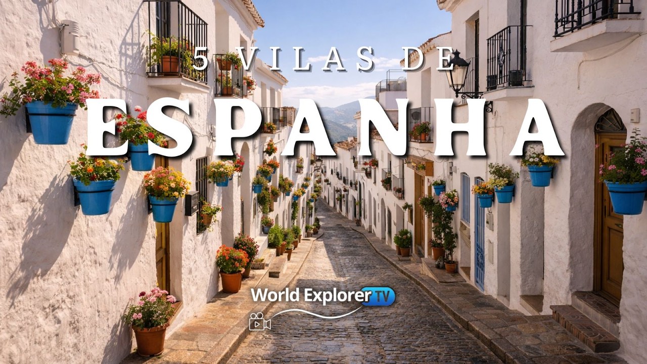 Maravilhas de Espanha | As 5 Vilas Mais Bonitas de Espanha | Vídeo de Viagem em 4K