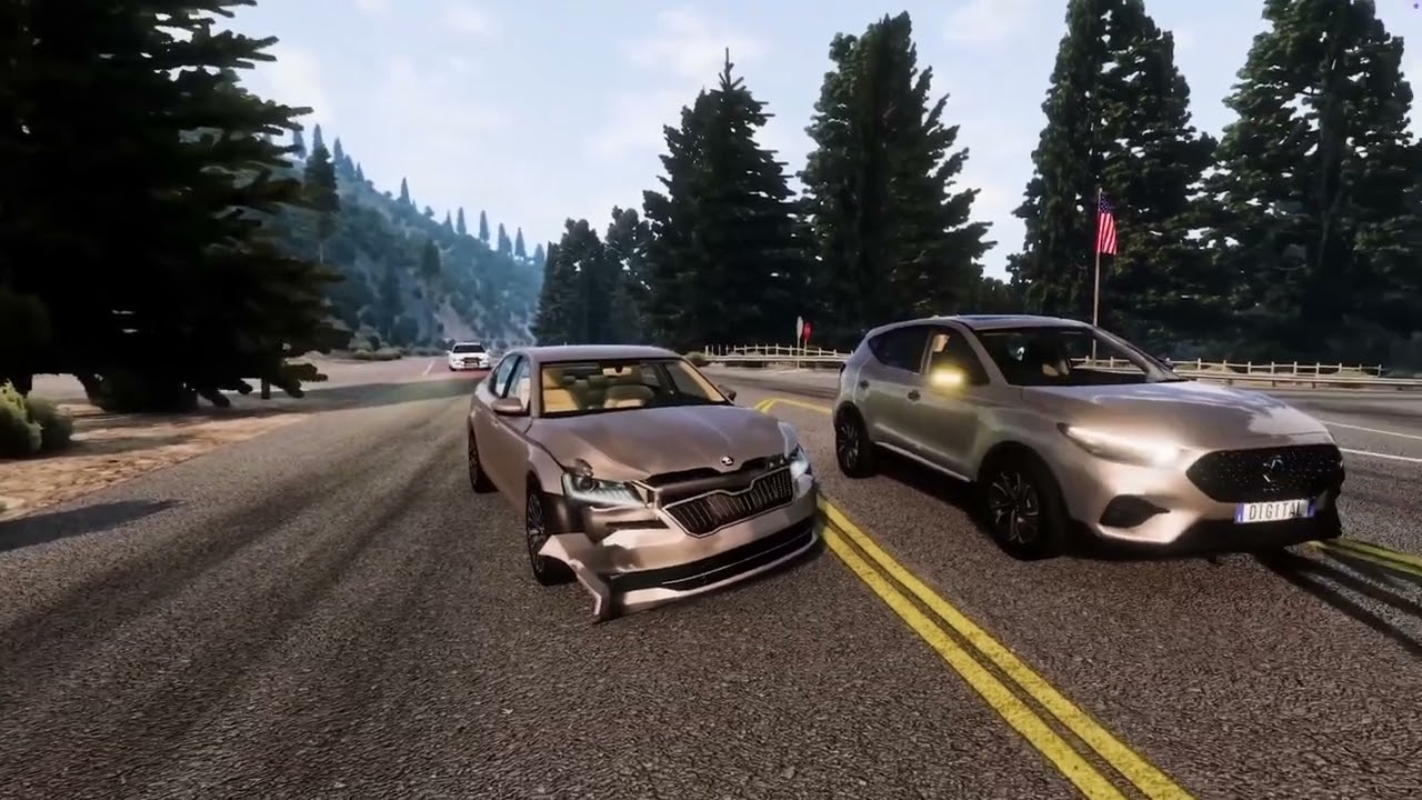 Realistyczne smiertelne wypadki samochodowe beamg drive !!!