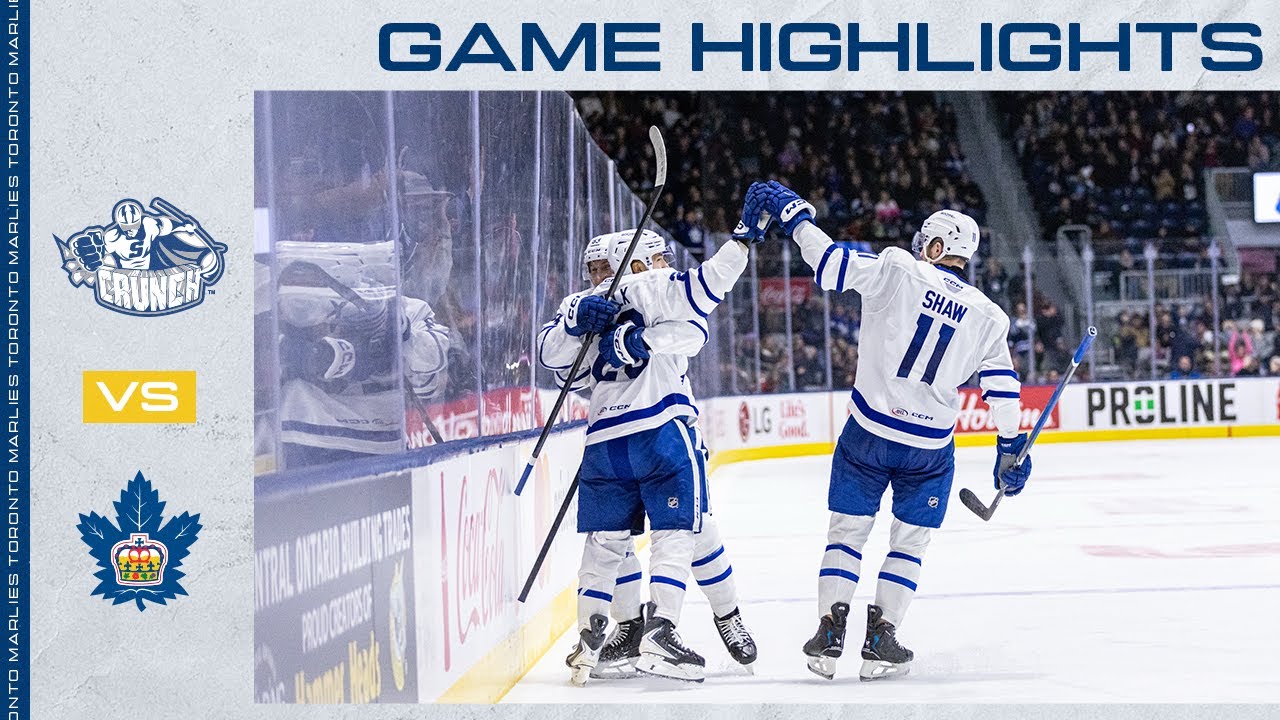 Toronto Marlies vs. Syracuse Crunch | Game Highlights | January 1, 2026