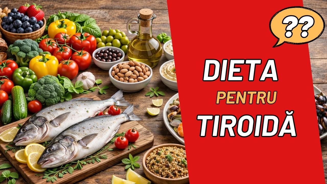 DIETA pentru TIROIDĂ? Sare iodată? Nuci? Gluten? Lactate? Cafea?