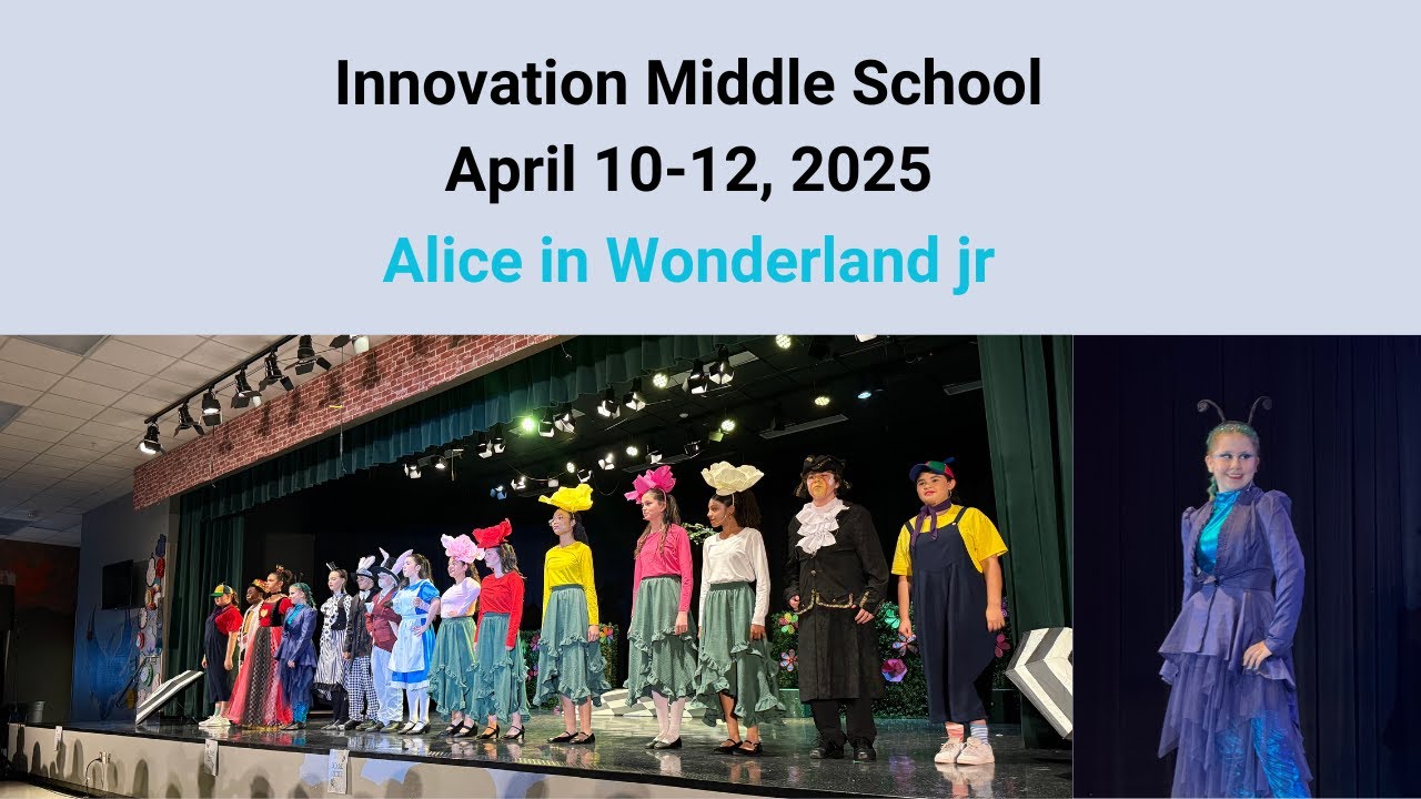Alice in Wonderland jr- Innovation Middle School-Orlando, FL #musical #SammySchoneman