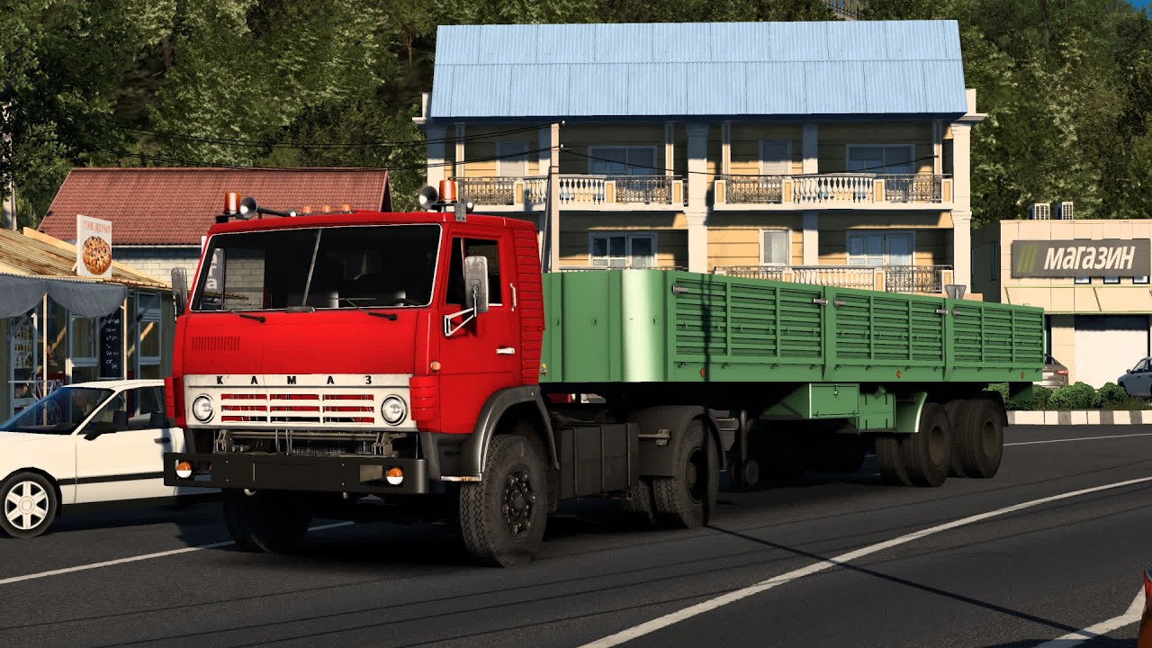 2184 / ЕTS2 1.57 / Перегоняю КАМАЗ из Абхазии в Болгарию.