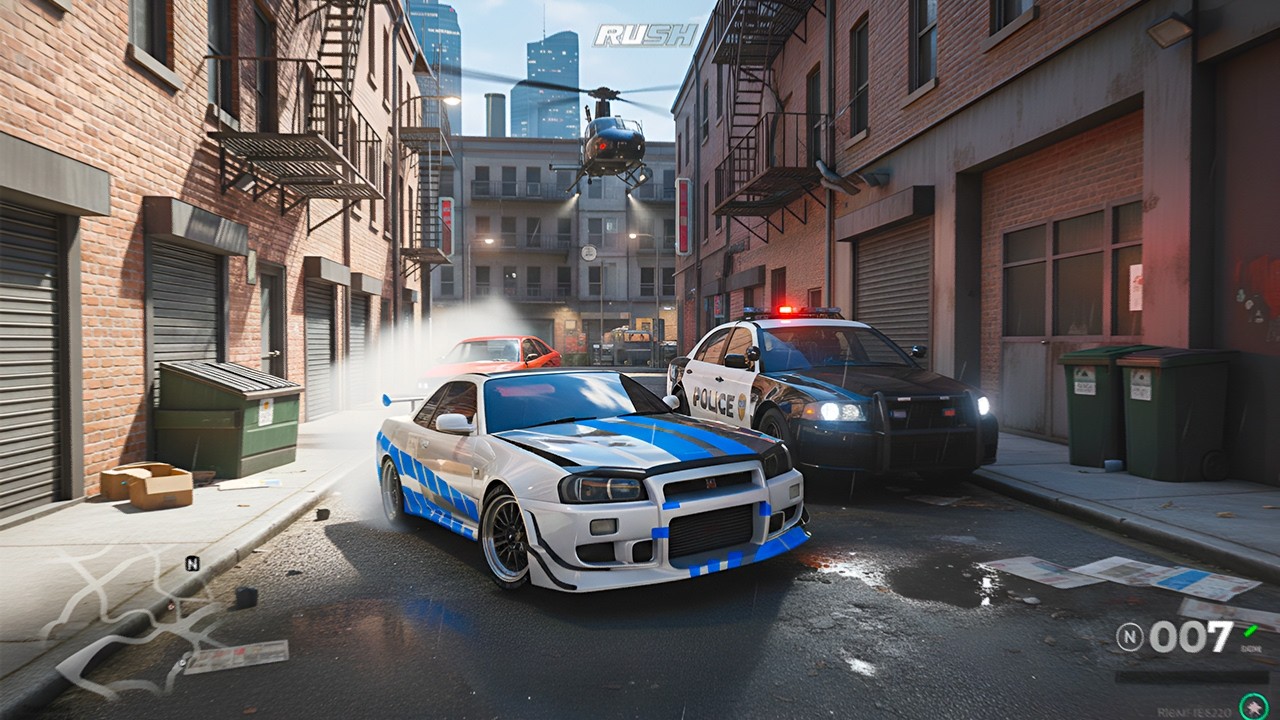 PRIMEIRA FUGA do VITINNSP no SERVIDOR Rush FiveM! GTA RP! 😱 (Vitinnsp)