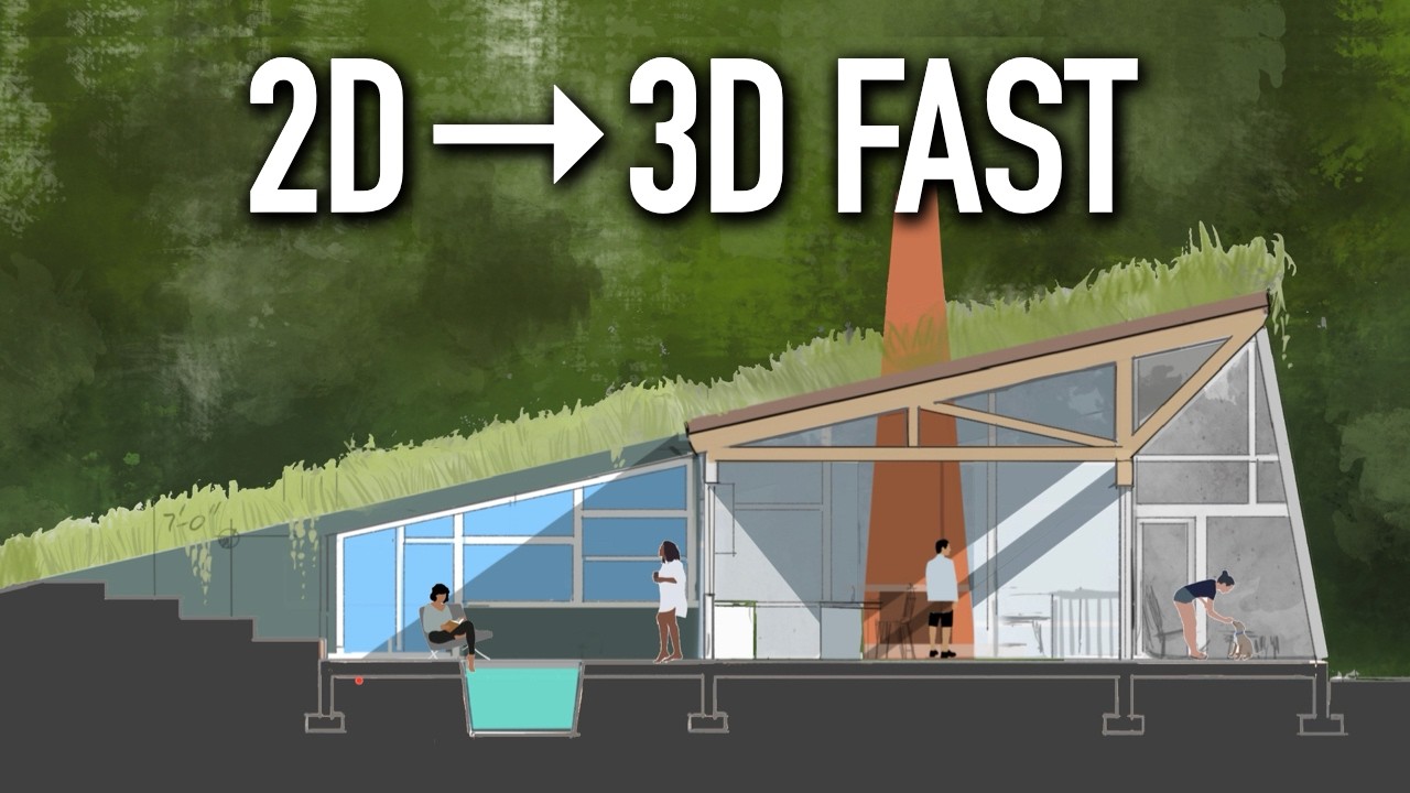 Как превратить набросок на салфетке в 3D-модель на iPad Pro (с помощью SketchUp для iPad)