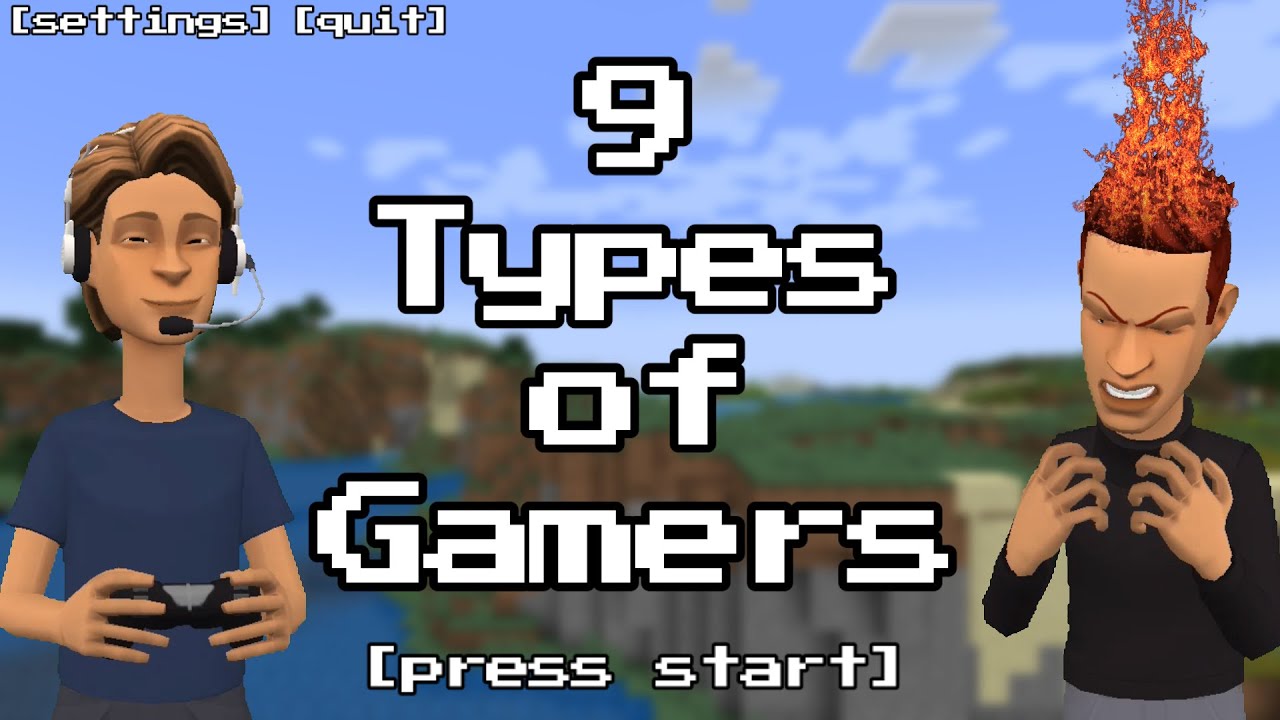 9 Types of Gamers | Plotagon [CC AVAILABLE]
