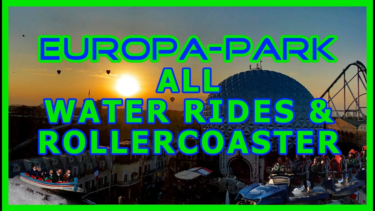 Europa-Park 2025 Alle 16 Achterbahnen & Wasserbahnen POV OnRides inkl. beste neue Achterbahn 2024