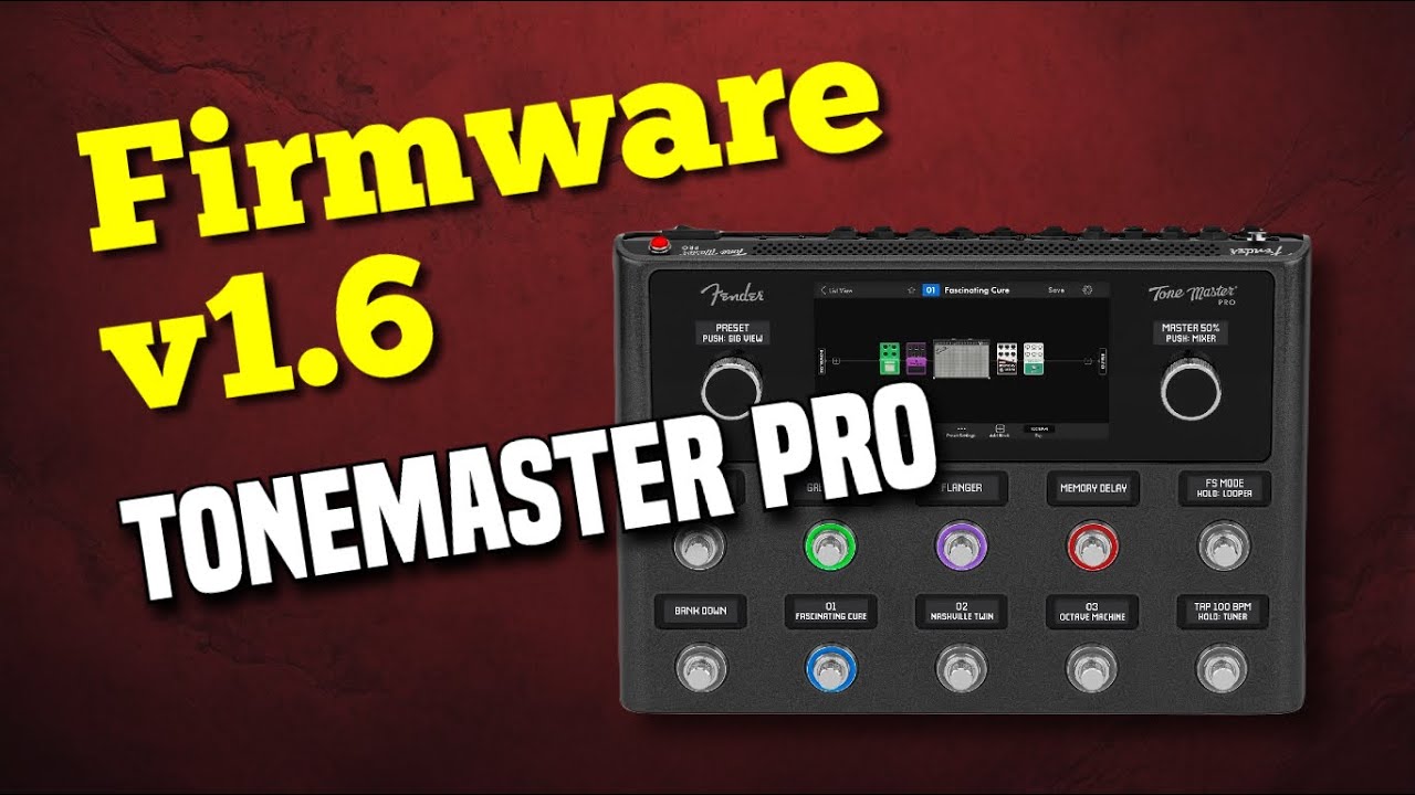 Fender Tone Master Pro Firmware v1.6 Released! Complete Demo of everything new