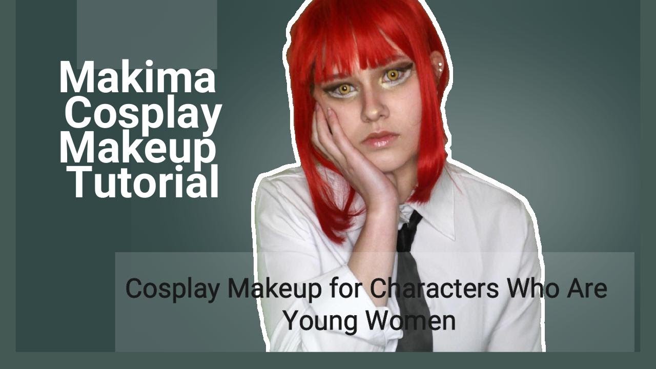 Makima Cosplay Makeup Tutorial