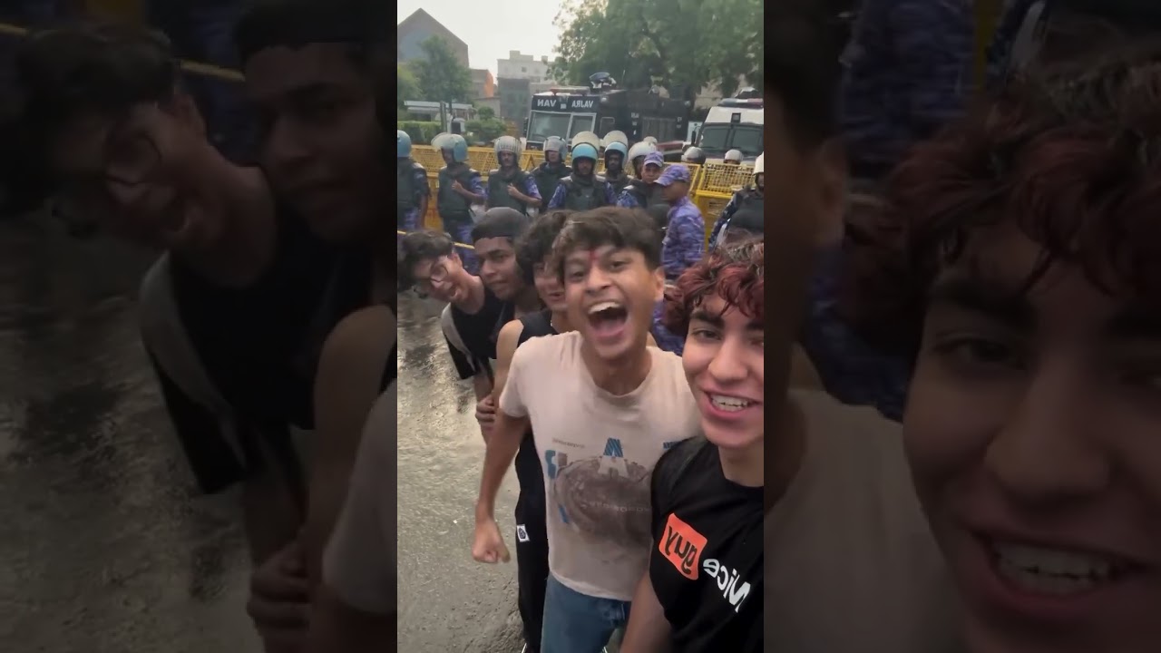 Wait for end 🤣#india #2026#delhi #protest #new #trendingshorts #tiktok #vibe #instagram #aura