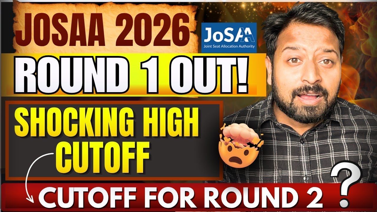 JOSAA 2026: шокирующе высокие проходные баллы 1-го этапа🤯😱 | Распределение мест JOSAA 1-й этап🔥Он...