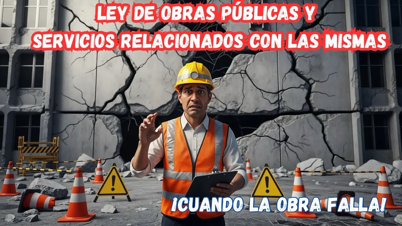 Ley de obras p&uacute;blicas y servicios relacionados con las mismas.