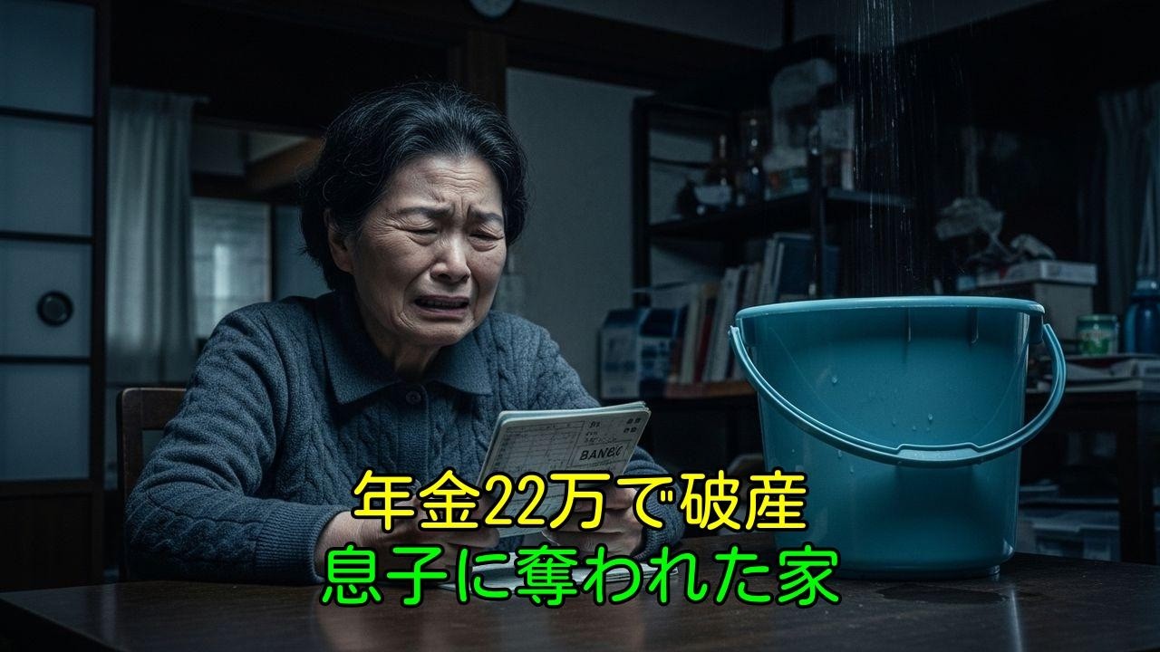 「年金22万で老後破産」普通の生活のはずが…息子に奪われ、家は雨漏り。71歳女性の転落と再生