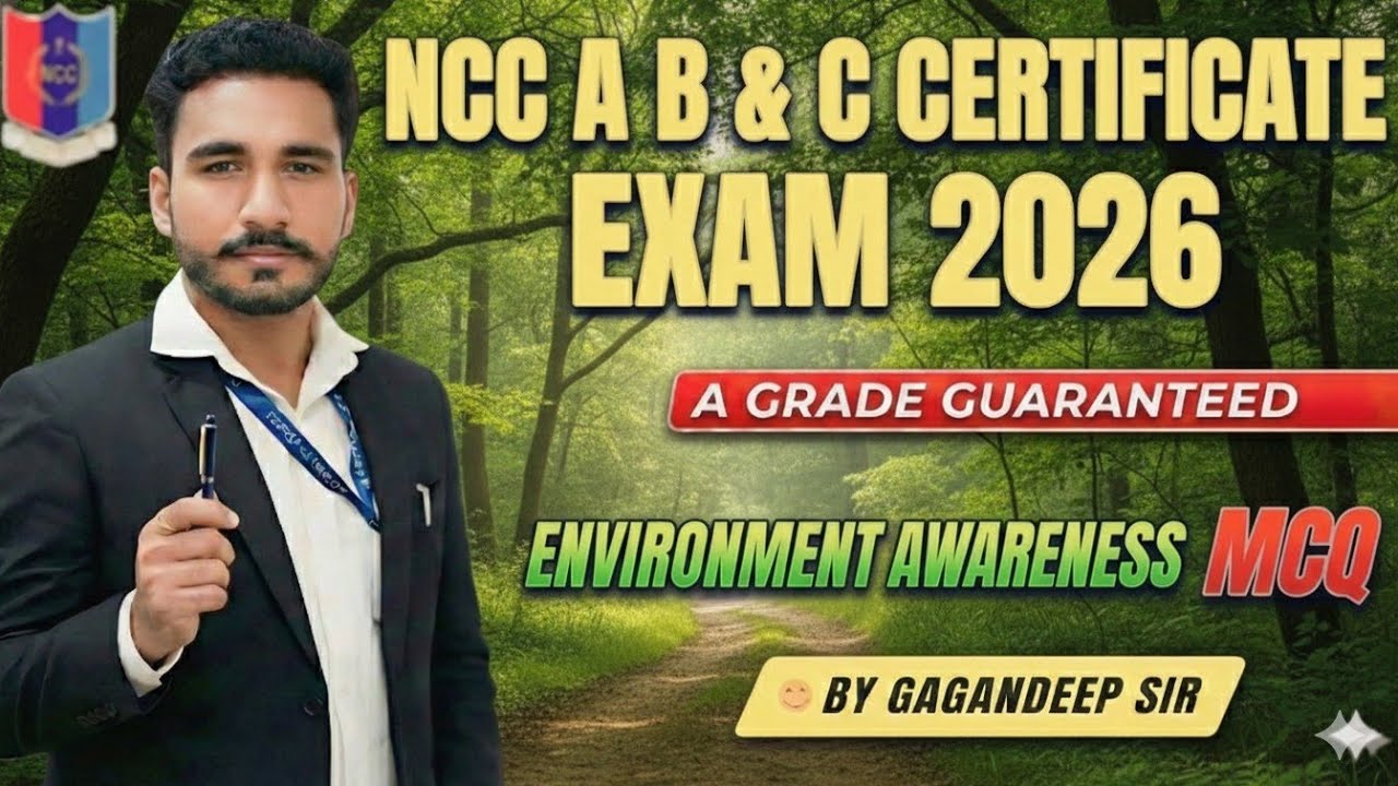 Environment Awareness MCQ for NCC A, B, C Certificate Exam 2026 (Common Subject)