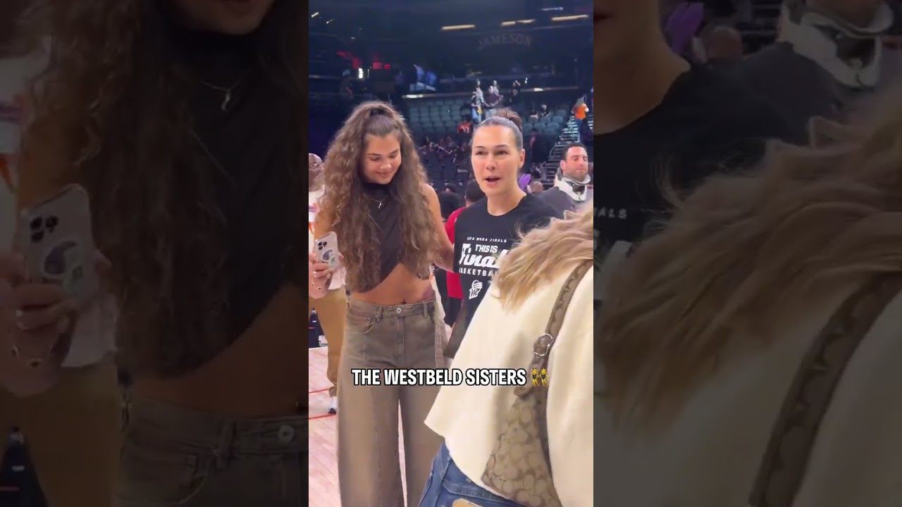 ❤️ Westbeld sisters after Phoenix Mercury reach WNBA Finals | basketball #shorts #short #basketball