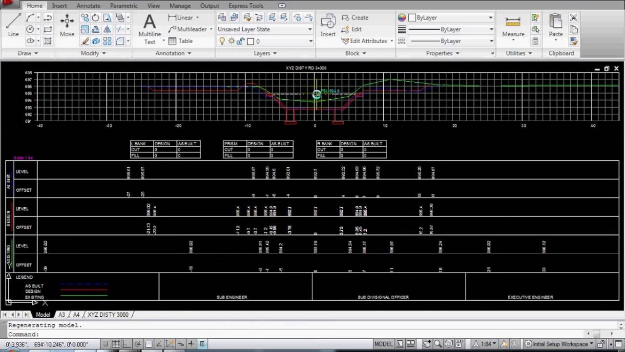 Multiple X Section Software for Canal & Drain