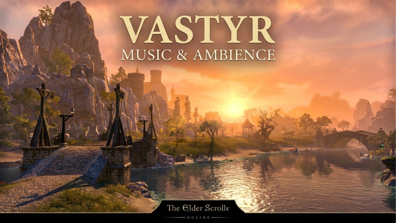 The Elder Scrolls Online. Cozy Gaming, Music, and Ambience. Vastyr. 😴🎶☁️⛵