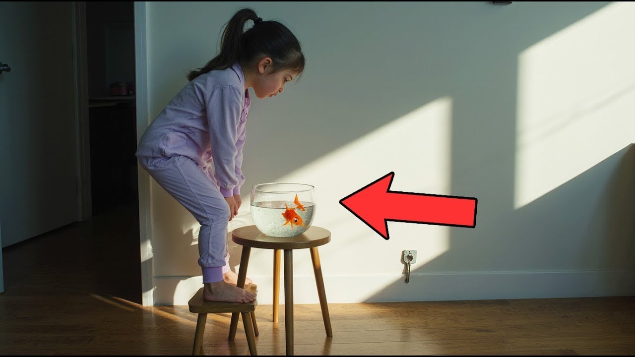 Goldie the Goldfish’s Clever Reflection Signalled a Locked In Child—A Jaw Dropping Rescue