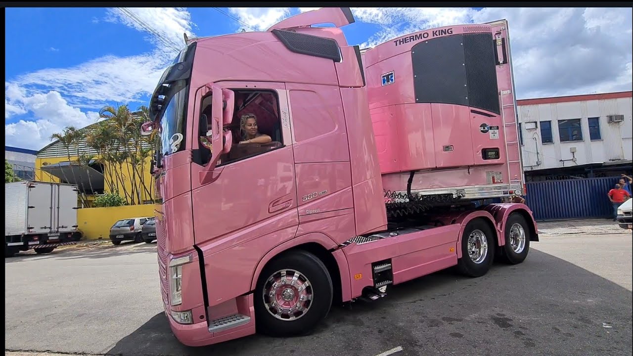 Rua lotada pra manobra a carreta não é facil! #caminhoneira #SHEILABELLAVER