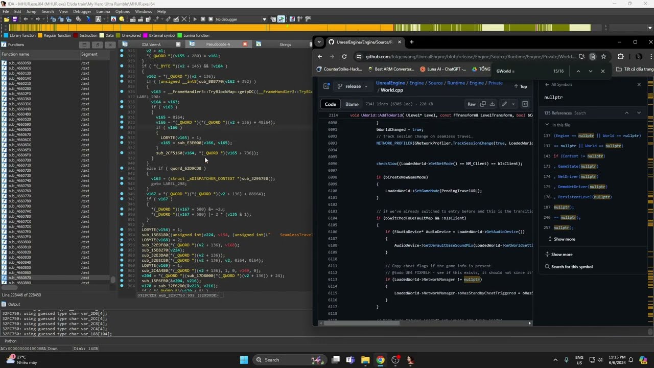 How to find GWorld, GObject, GNames and dump SDK Unreal Engine 4,5   |   Lee Ockin