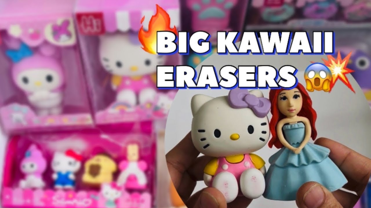 Big Kawaii Erasers Collection 😍✨ | So Cute It&rsquo;s Satisfying!@MinsaStationery 