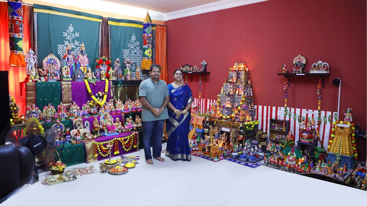 வீட்டையே கோவிலாக மாற்றிய கொலு இல்லம் 23 | Navarathri Golu |Dubai Golu |  நவராத்திரி கொலு |