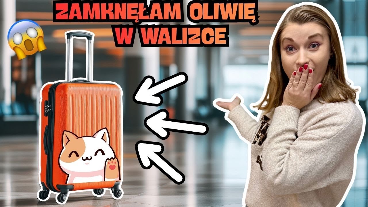 Zamknęłam Oliwię w walizce😱💖