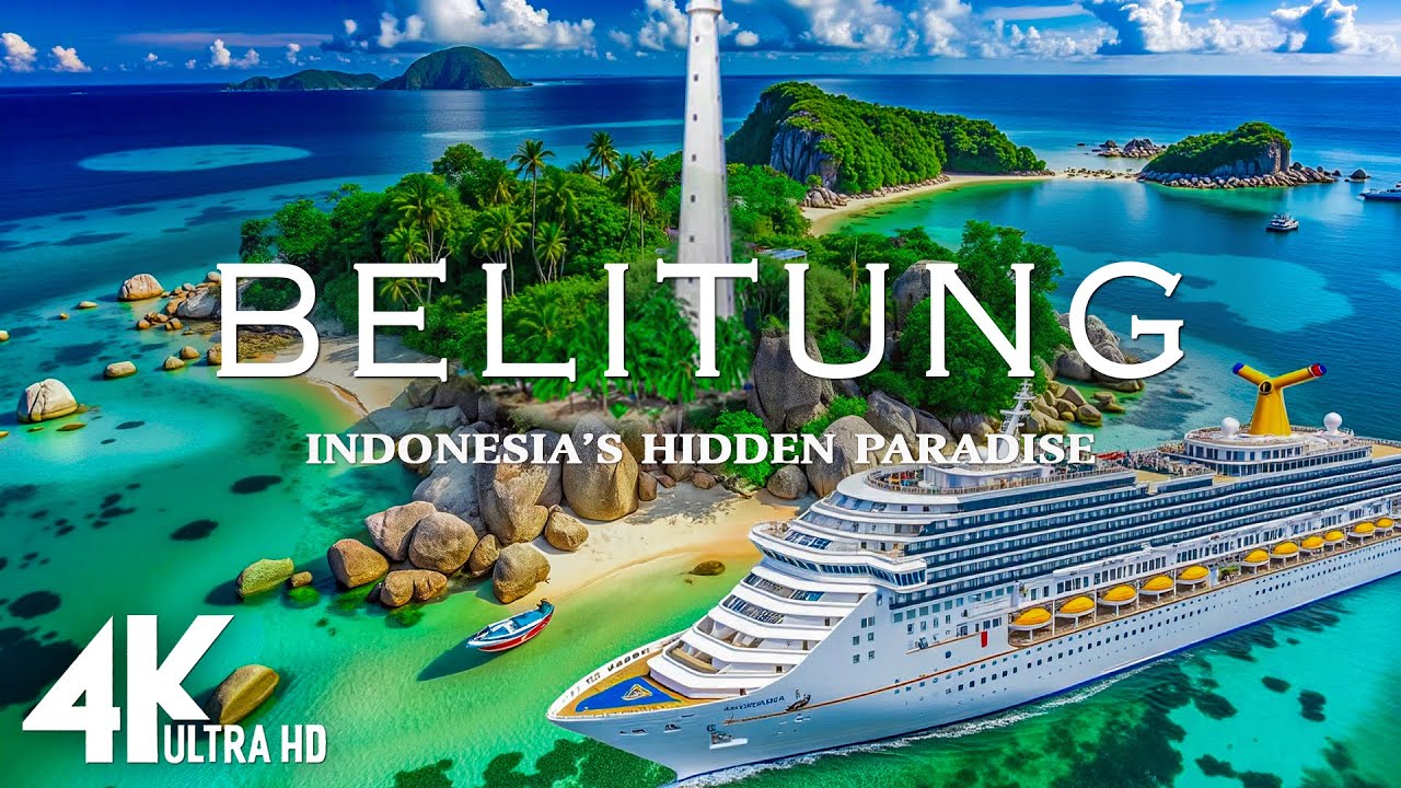[4K] BELITUNG 🇮🇩 &ndash; The Island of Granite Paradise 🌊 Deep House Chill