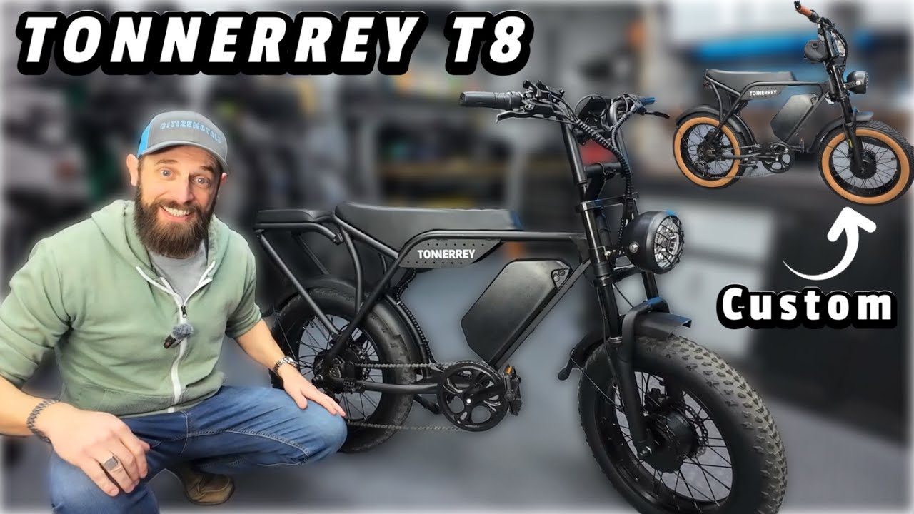 Электровелосипед Tonnerrey T8 60v с двумя двигателями — МЕНЕЕ 1000 ДОЛЛАРОВ! Тесты производительн...