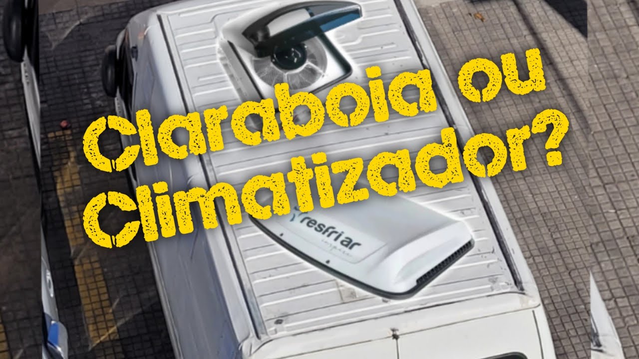 Clarabóia ou Climatizador? Motorhome pequeno!🚐🏕📸