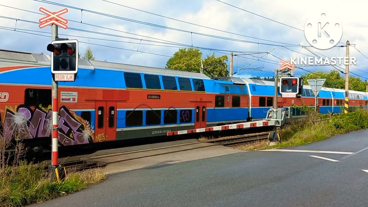 Železniční přejezd Všenory (ažd 97) 17.9. 2022