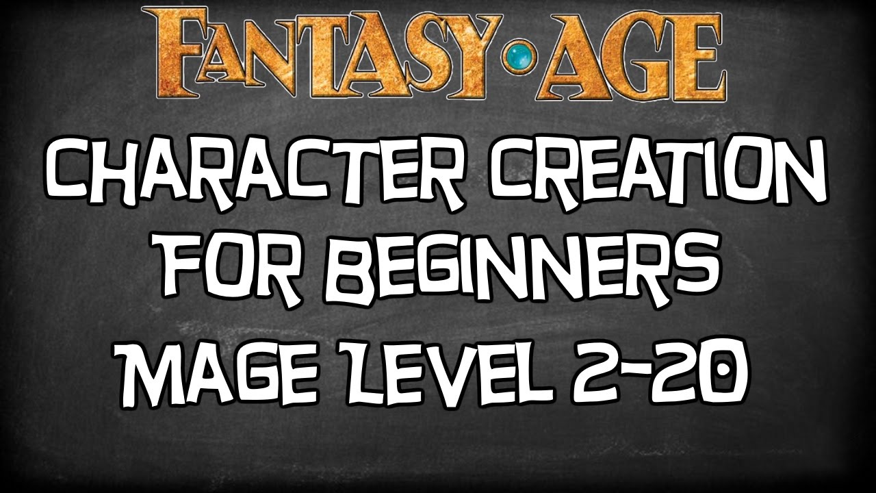 Fantasy Age Roleplaying Game Tutorial, 